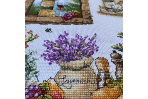 Набір для вишивання нитками семплер М-0303 "Магія ароматів" 38х38 см